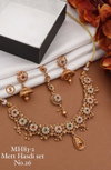 82 Mh Matte Hasadi Set Type Necklace Wholesale Price In Surat
